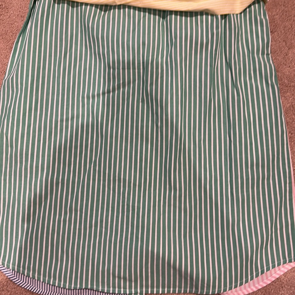 JCrew Striped Sleeveless Dress with Belt - Picture 7 of 7
